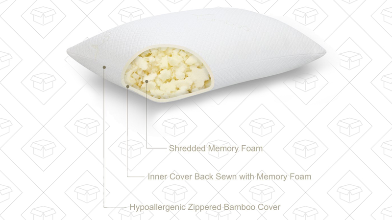 Langria Shredded Memory Foam Pillow, $12 with code QG4XZHUW